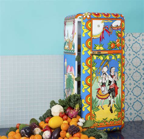 frigo smeg dolce gabbana prix|SMEG vintage fridge.